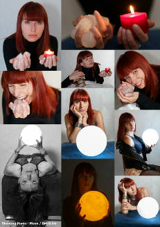 photo shoot Hanna : fire and ice