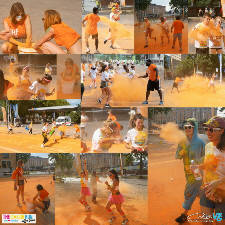 Colour run by Keytrabe, Orange Team 