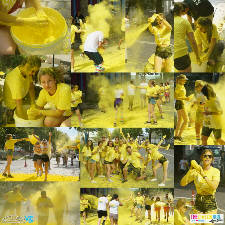 Colour run by Keytrabe, Yellow Team 